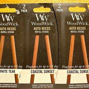 3 Packs WoodWick Auto Reeds Refill Sticks